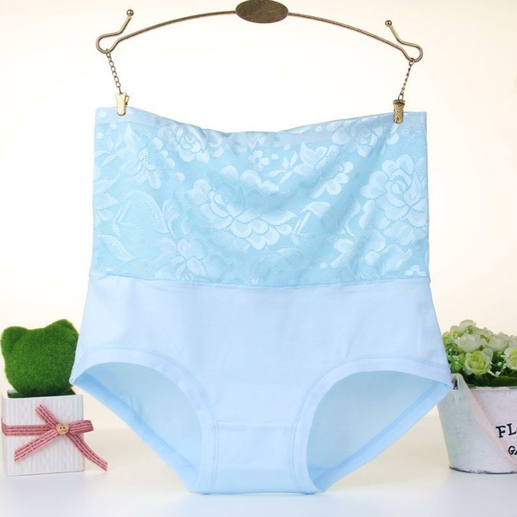 Đồ lót nữ cao eo bằng vải cotton trung niên có kích thước lớn quần lót ren quyến rũ