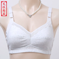 Người trung niên không có đồ lót viền, cotton mùa thu và ren mùa đông cỡ lớn, kiểu áo ống, áo ngực mẹ bằng cotton Bra cho người béo