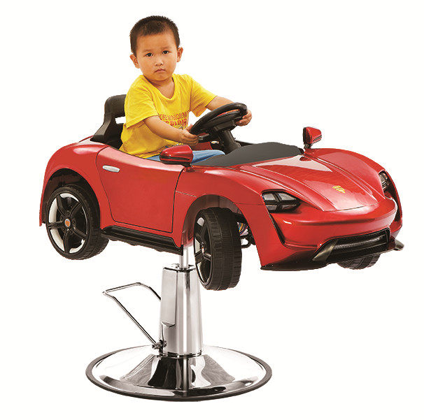 New RED MONEY CHILDREN'S HAIRCUT CHAIR CARTOON CUTE CAR HAIRDRESTER SHOP CHAIR BEAUTY HAIR CHAIR HAIR SALON SPECIAL LIFT ROTATION