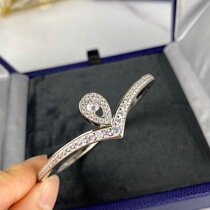 PT950 platinum imported moisanishi fashion Josephine Crown Princess full diamond bracelet Diamond bracelet couple