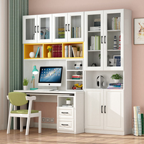 Desk bookcase one wall combination of student home writing desk with bookshelf bedroom desk desk
