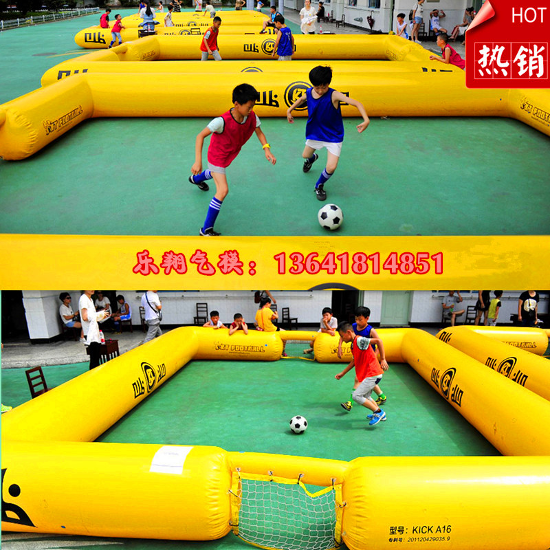 Inflatable KT football field Air mold Outdoor sports track fence competition training Water volleyball court Amusement park equipment