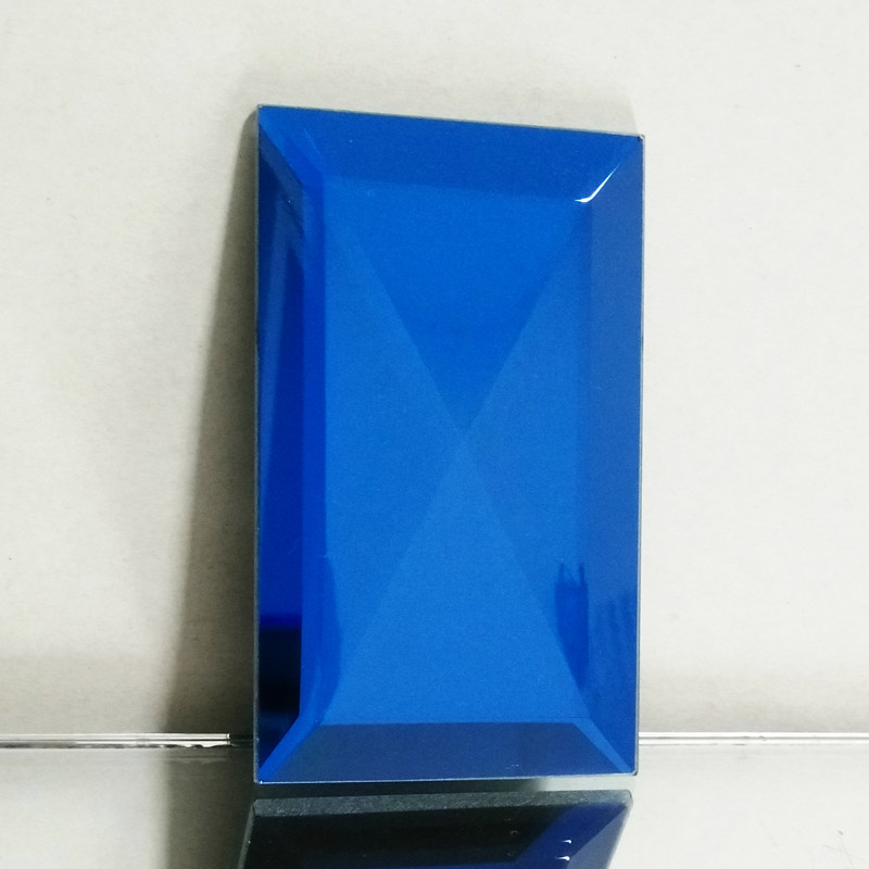 Soft bag 8-sided blue spell mirror edging mirror 60X100 pointed top mosaic home improvement building materials glass mosaic wall tiles