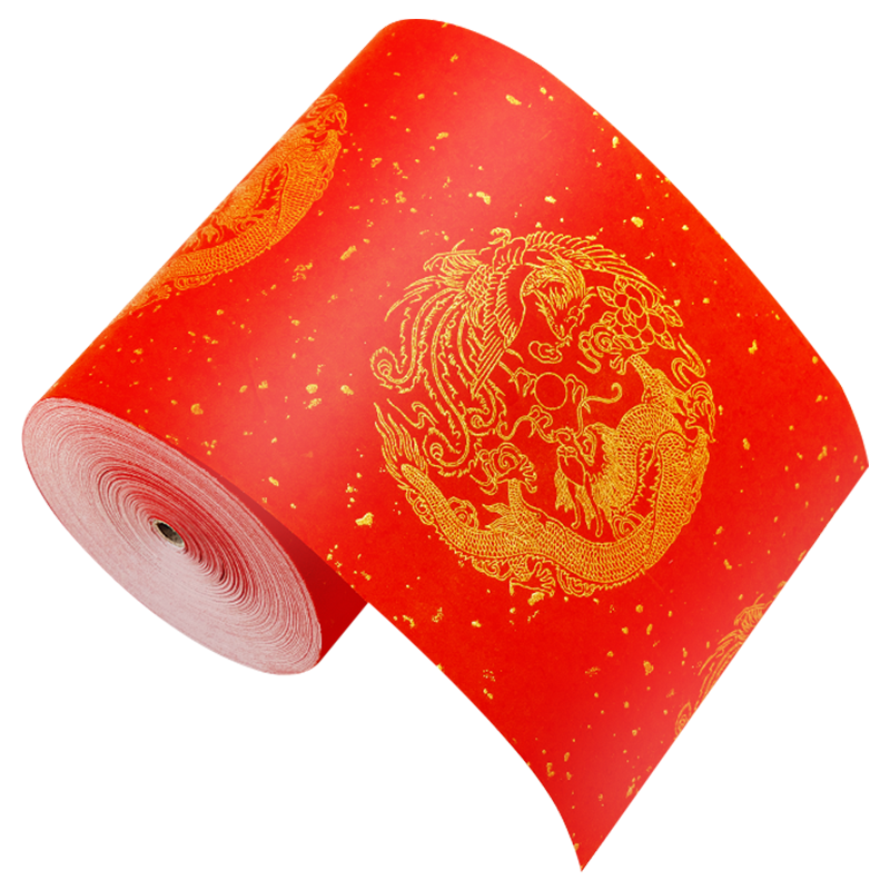 御宝阁温州皮纸桑皮纸长卷宣纸三尺四尺六尺半生熟画纸版画用纸仿古色