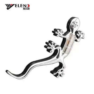 Gecko car stickers Solar LED flashing lights Car anti-rear-end warning lights modified big gecko 3D three-dimensional stickers