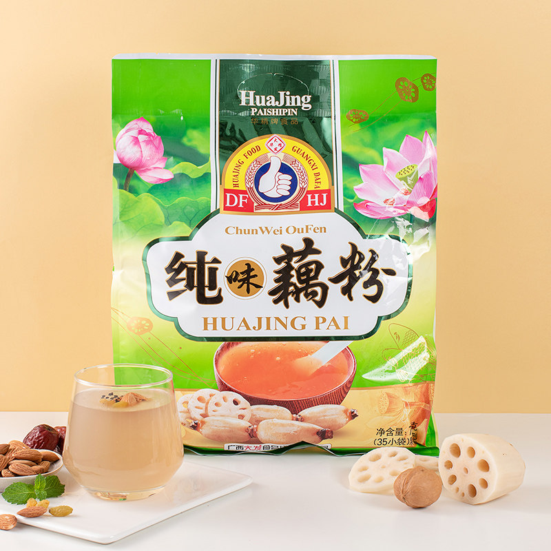 Dafahua essence lotus root powder pure flavor lotus root powder official flagship store low-fat sugar-free lotus root powder ready-to-eat breakfast sachet