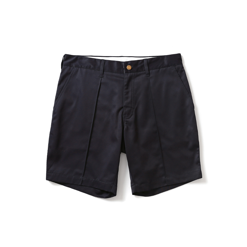 PRAGMATY quần short cotton dài ba sợi chủ yếu dệt cho nam xu hướng Anh 21405 quan kaki nam