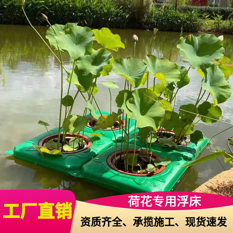 Large number artificial floating island planting flower ecological floating bed to cultivate basin water cultured lotus flower special floating plate park building scenery-Taobao