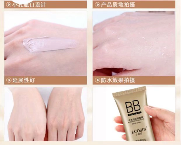 2 miếng 15 Lan Kexin bb cream nude trang điểm che khuyết điểm dưỡng ẩm cách ly làm mới dưỡng ẩm làm sáng da nữ bb cream