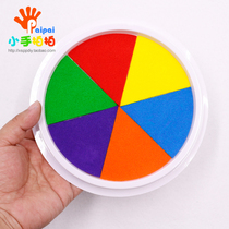 Childrens fingerprinting paint Palm painting printing plate printing pad printing mud box Baby graffiti extension sign-in mud
