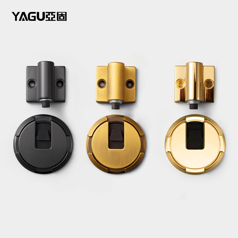 Yagi windproof door suction invisible suction anti-collision door suction non-perforated bathroom invisible door push door