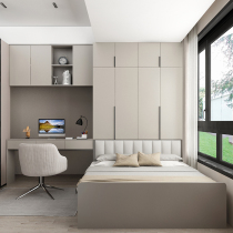 Tatami modern simple tatami 1 35m bed wardrobe table combination childrens room overall multifunctional bed