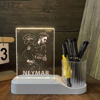 Neymar messi c ronaldo night light figure ornament