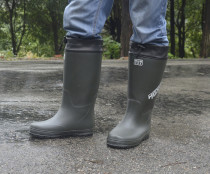 Foreign trade Mens high barrel mens rubber shoes overshoes thigh rain shoes warm rain shoes rubber shoes overshoes fishing shoes