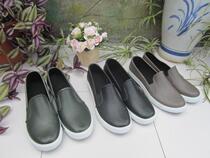 Outer single imitation leather shallow mouth Garden Rain shoes womens single shoes water shoes low top rain shoes rubber shoes overshoes