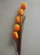 5 hoa tulip giả hoa 绢 hoa phòng khách sàn trang trí hoa trang trí hoa nhựa khô hoa cao - Hoa nhân tạo / Cây / Trái cây