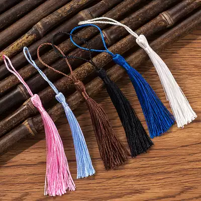 Ancient wind spikes tassel hanging ears classical Chinese style accessories fan decorations pendant diy bookmark accessories