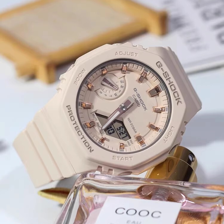 Casio Watch for Women G-Shock Octagonal Sports Unisex Student Waterproof Digital Quartz Watch Gma-S2100 Casio Watch for Women G-Shock Octagonal Sports Unisex Student Waterproof Digital Quartz Watch Gma-S2100