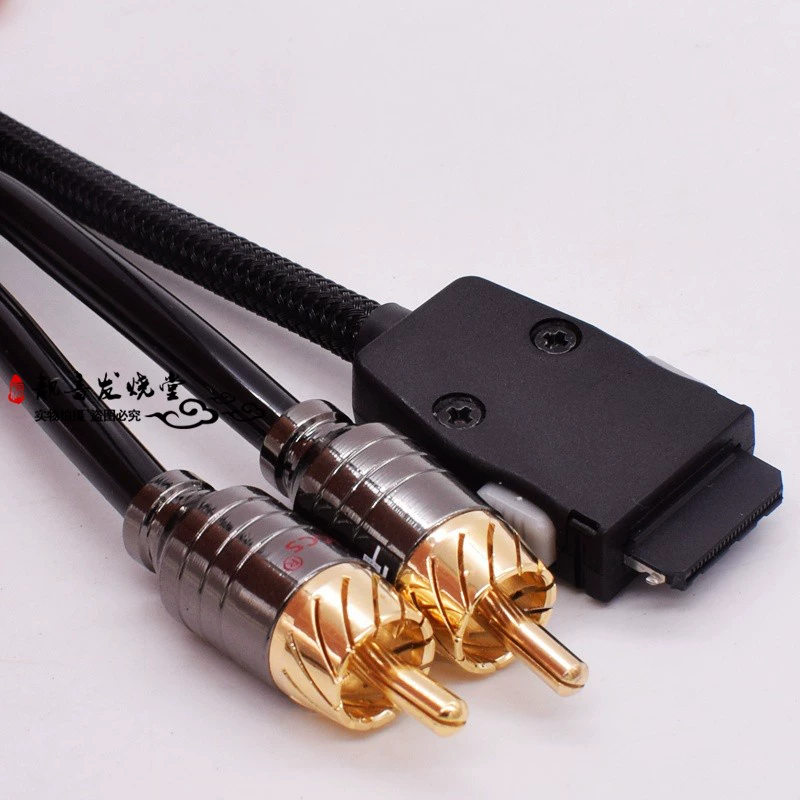 Thích hợp cho máy nghe nhạc HIFIMAN Đế cắm HM901S HM802u để đôi cáp âm thanh 2RCA đầu ra hoa sen LO - Trình phát TV thông minh