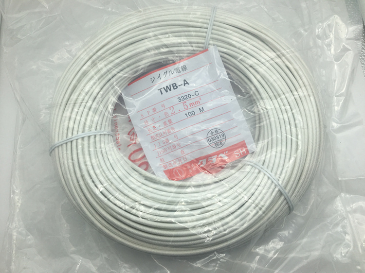 High-Temperature Tinned Copper Wire 1 1.5 2.5 4 6 Square Millimeter Fiberglass Braided Silicone Wire Resistant to 300 Degrees Fire-Resistant Conductor