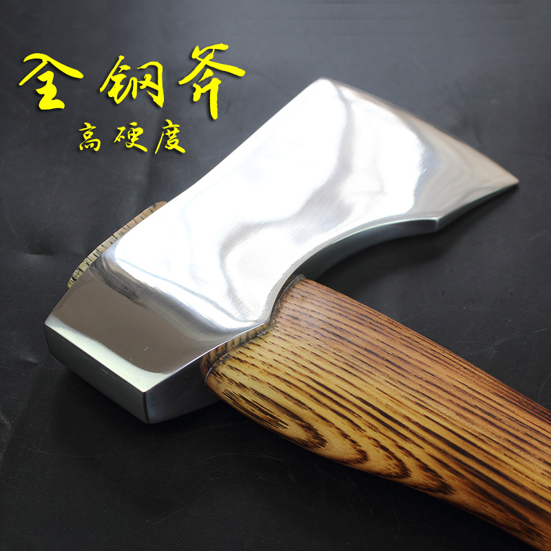 All-steel forged axe with handle outdoor open road chopping wood chopping tree axe home chopping axe chopping axe chopping bone axe knife