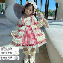 Childrens Lolita girls daughter Lolita dress baby spring dress dress Lolita dress Lolita foreign dress gown