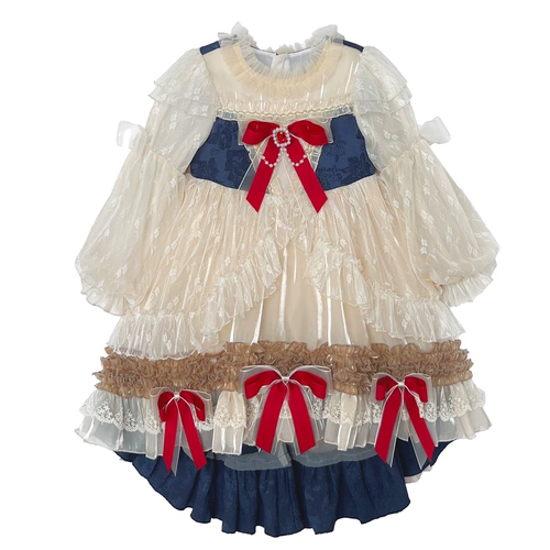 Дисней, осенний наряд маленькой принцессы для принцессы, детская юбка, платье, стиль Лолита