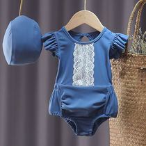 Girl Swimsuit 2022 New South Korea Children Swimwear Net Red Two-Year-Old Female Baby Swimsuit Xia Cute Princess