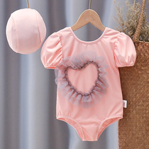 Girls swimsuit 2022 New South Korean children swimwear CUHK Tong Baby spa swimsuit Summer cute princess