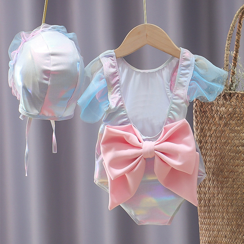 Mermaid Baby Swimsuit Woman Foreign Pie Princess even body swimsuit Summer cute children swimsuit net red 2022