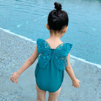 Girl Swimsuit 2022 New South Korea Children Swimwear Net Red 2-Year-Old Baby Swimsuit Summer Princess Cute 3