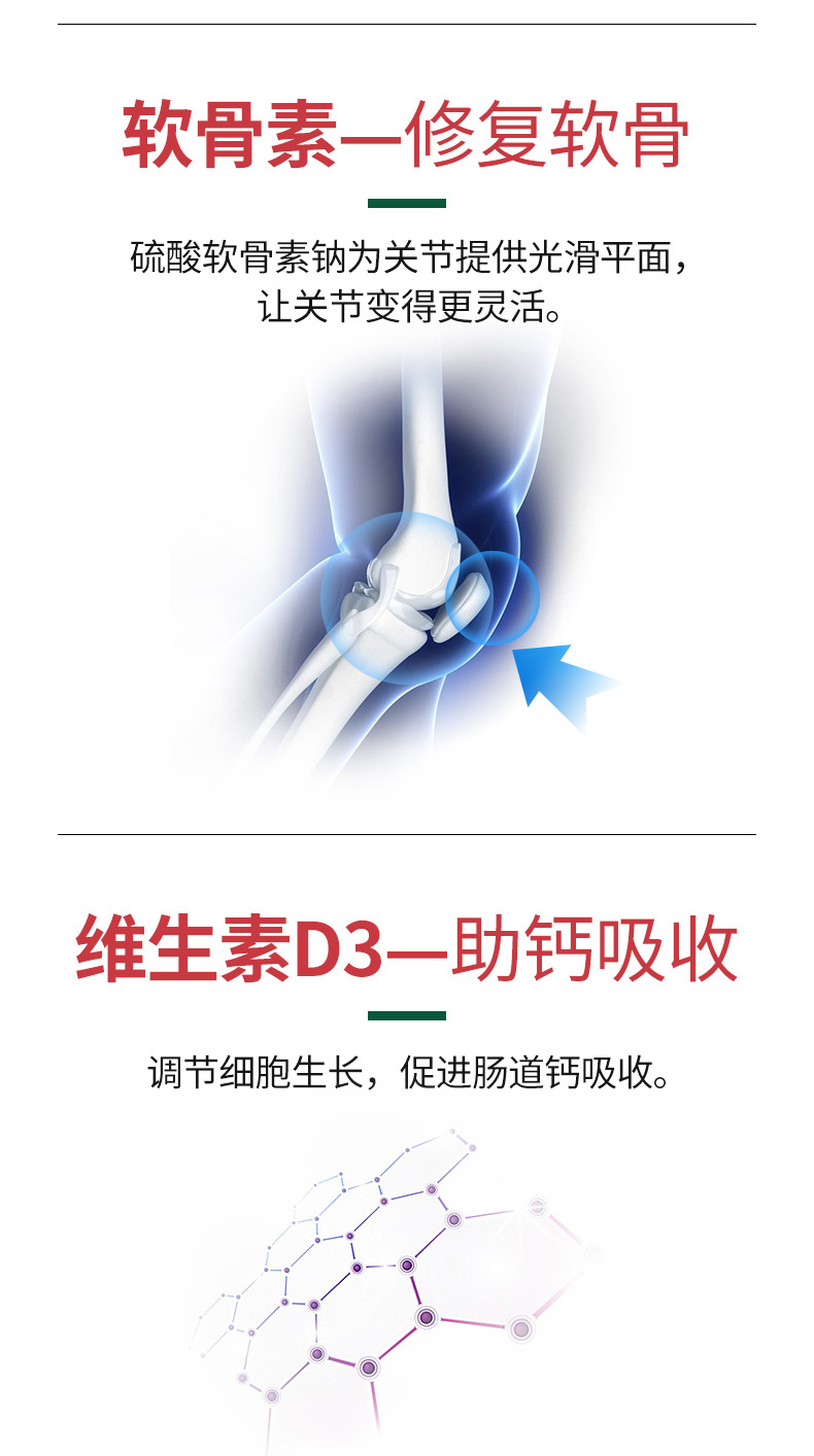 美国进口 Schiff Move Free 高钙氨糖软骨素+钙片+维D 240粒 图10