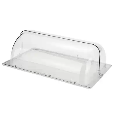 Xinlix food transparent dust cover flap PC bread display basin cake snack cover set