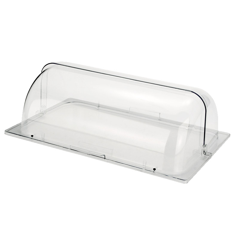 Xinlix food transparent dust cover flap PC bread display basin cake snack cover set
