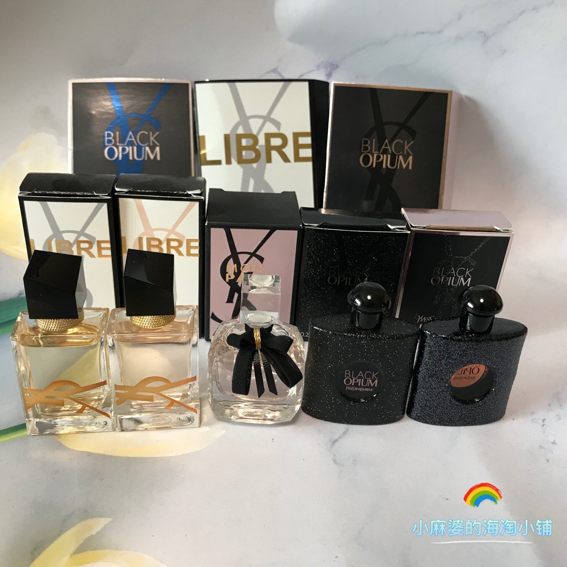  YSL Saint Laurent inverts Paris Fragrance Black Opium 7 5ml Q Edition IVF EDP Classic Edition