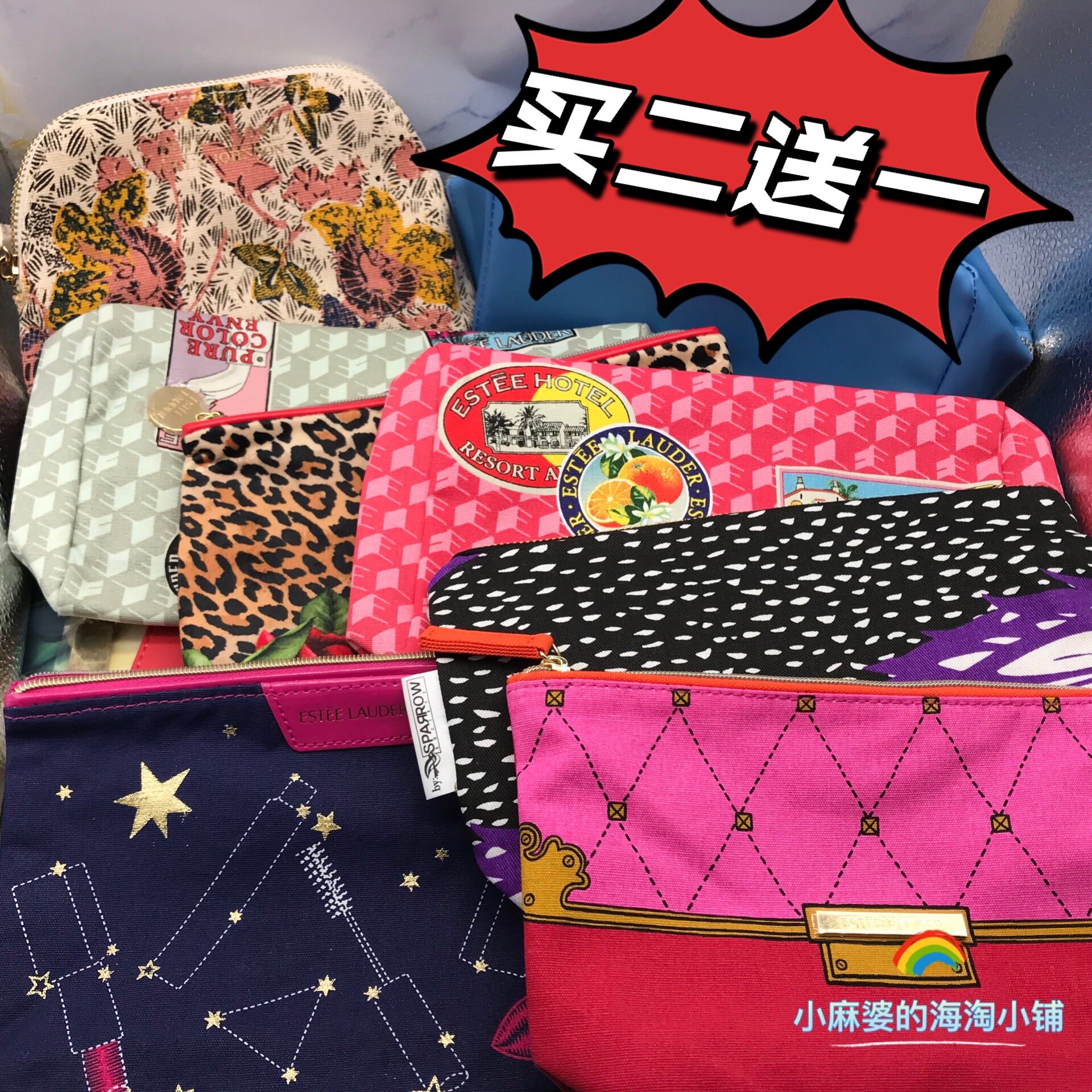  Buy two-send an elegant poem Landei MAC Yatton bobbi brown canvas Makeup Bag Containing bag