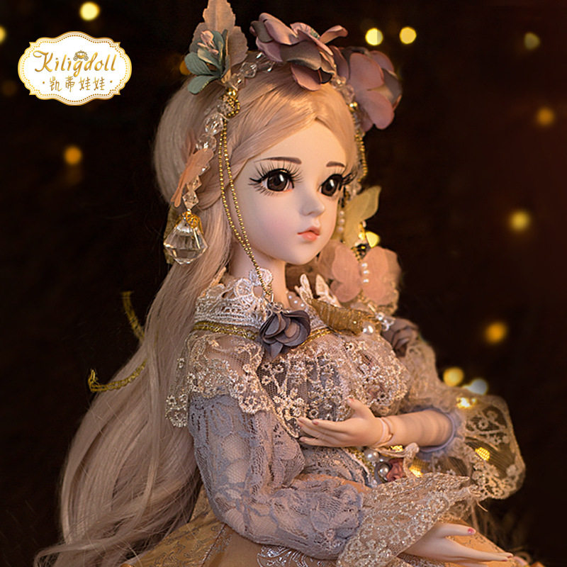 Doll Children's toy suit emulates Babby girl Grand Princess Big 60 cm birthday present Children's Day