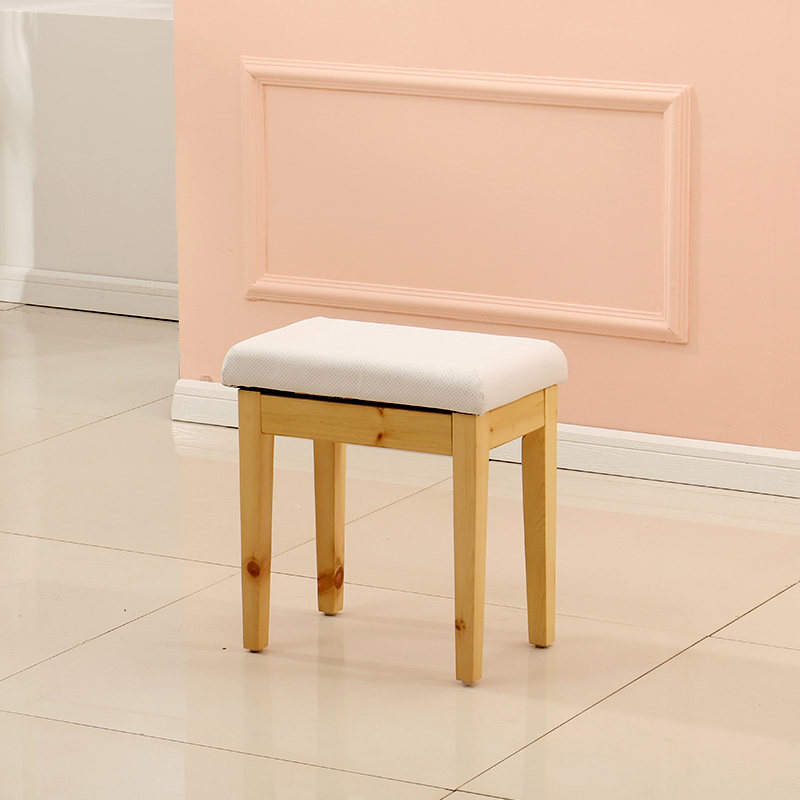 Round stool Hair salon wooden stool Big stool Nail stool Beauty stool Hair salon chair Hair stool rotating lifting wooden stool