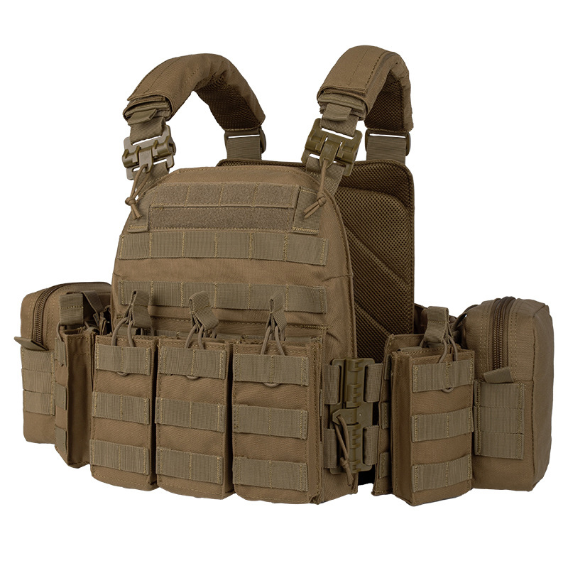 Meijun's New Waist-Shoulder Quick-Release Tactical Vest, Molle Modular Quick-Release Protective Vest for Military Enthusiasts