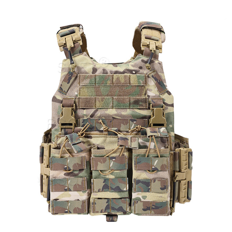 Seal Tactical Quick Release Vest Waist and Shoulder Quick Release Protective Vest Outdoor Cs Protective Vest Anti-Scratch and Wear-Resistant