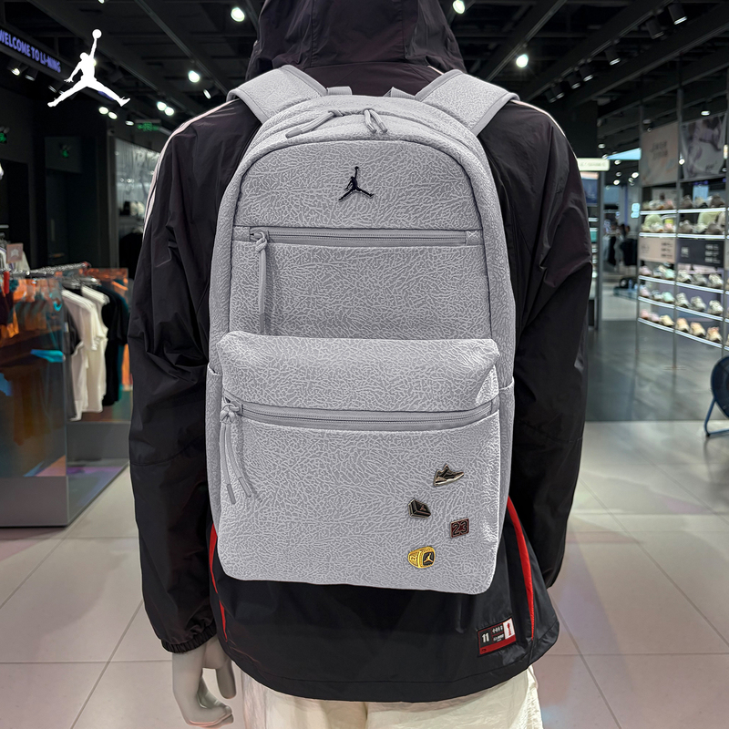 Nike Backpack Jordan School Bag Leather Large Capacity Adult Outdoor Sports Computer Bag Jordan Backpack
