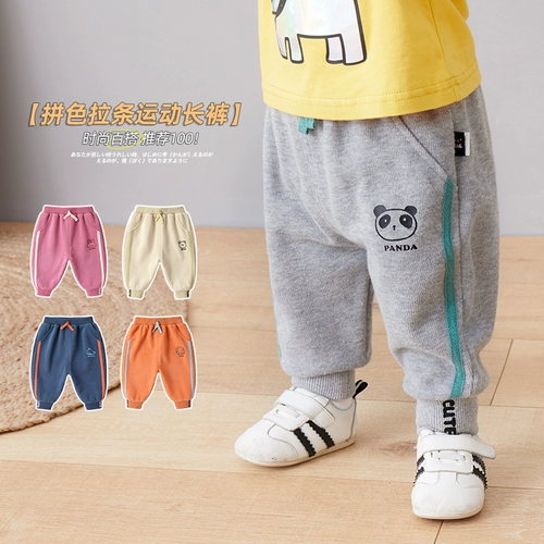 Детские демисезонные штаны для мальчиков, осенние, в западном стиле