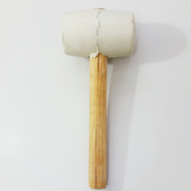 Rubber small leather hammer rubber hammer rubber hammer rubber hammer soft rubber hammer bunk bunk head ground floor brick mounting hammer