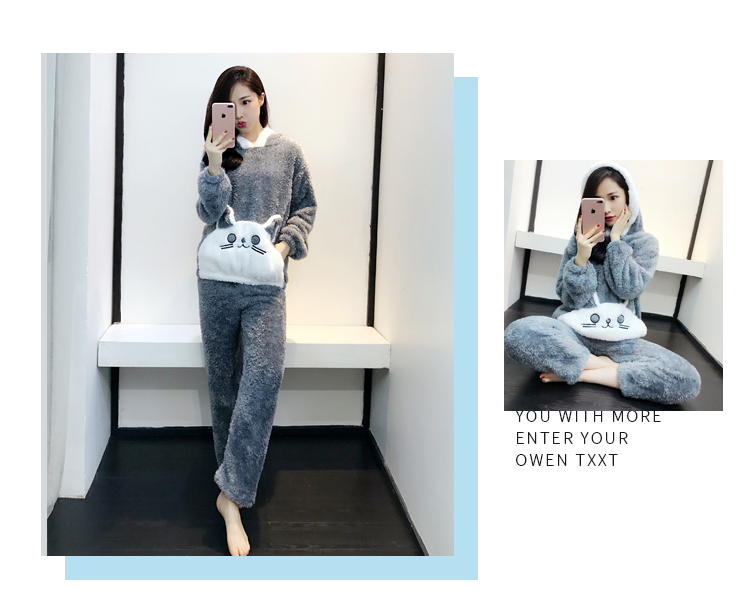 Pyjama pour femme à manches longues - Ref 2995610 Image 14