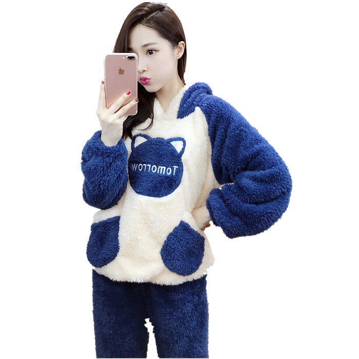 Pyjama pour femme à manches longues - Ref 2995610 Image 5