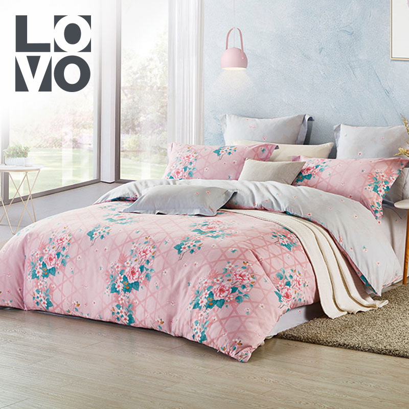 lovo家纺 加厚全涤磨毛田园四件套 天猫优惠券折后￥149（￥299-150）1.5~1.8米 3款可选