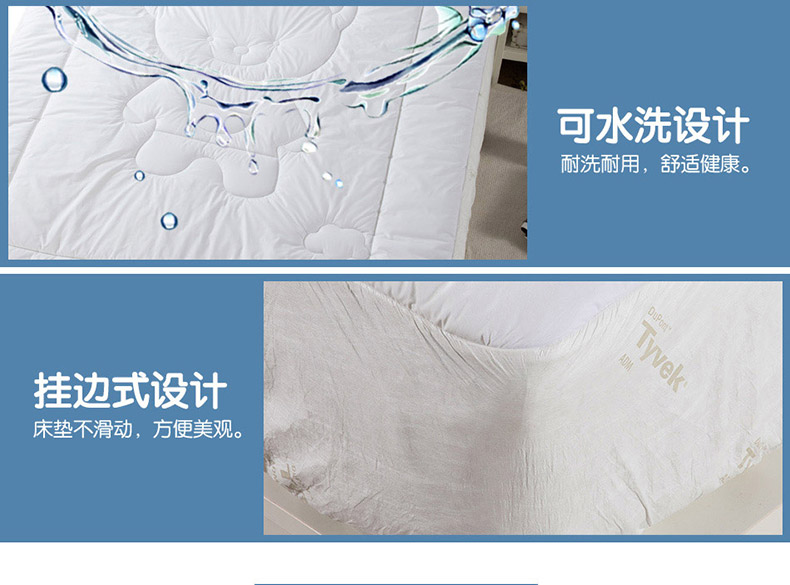 LOVO giường pad Carolina trẻ em giường dệt bông sống sản xuất chống vi khuẩn nệm chống mite - Nệm nệm cao su nhân tạo