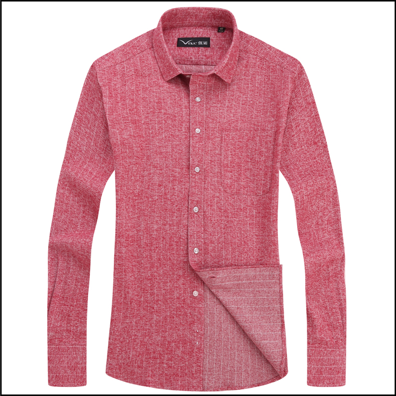 Mùa thu và mùa đông mới cotton sanding trung niên flannel áo sơ mi nam dài tay áo cha dày áo inch áo sơ mi nam ngắn tay hàng hiệu