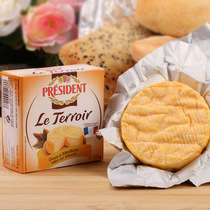 PRESIDENT Le Terroir French President country cheese Red wine cheese White mold cheese Ready-to-eat 125g