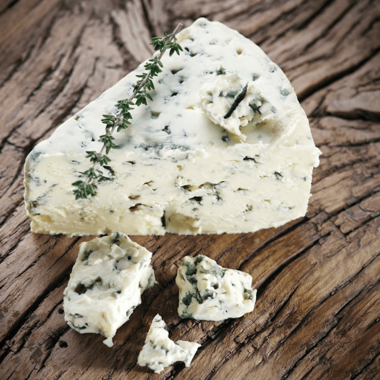 Danish Blue Cheese Denmark imported blue cheese blue wave triangle instant stinky cheese 100g